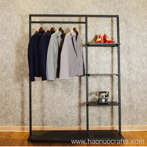 bedroom European mobile economy simple clothes rack